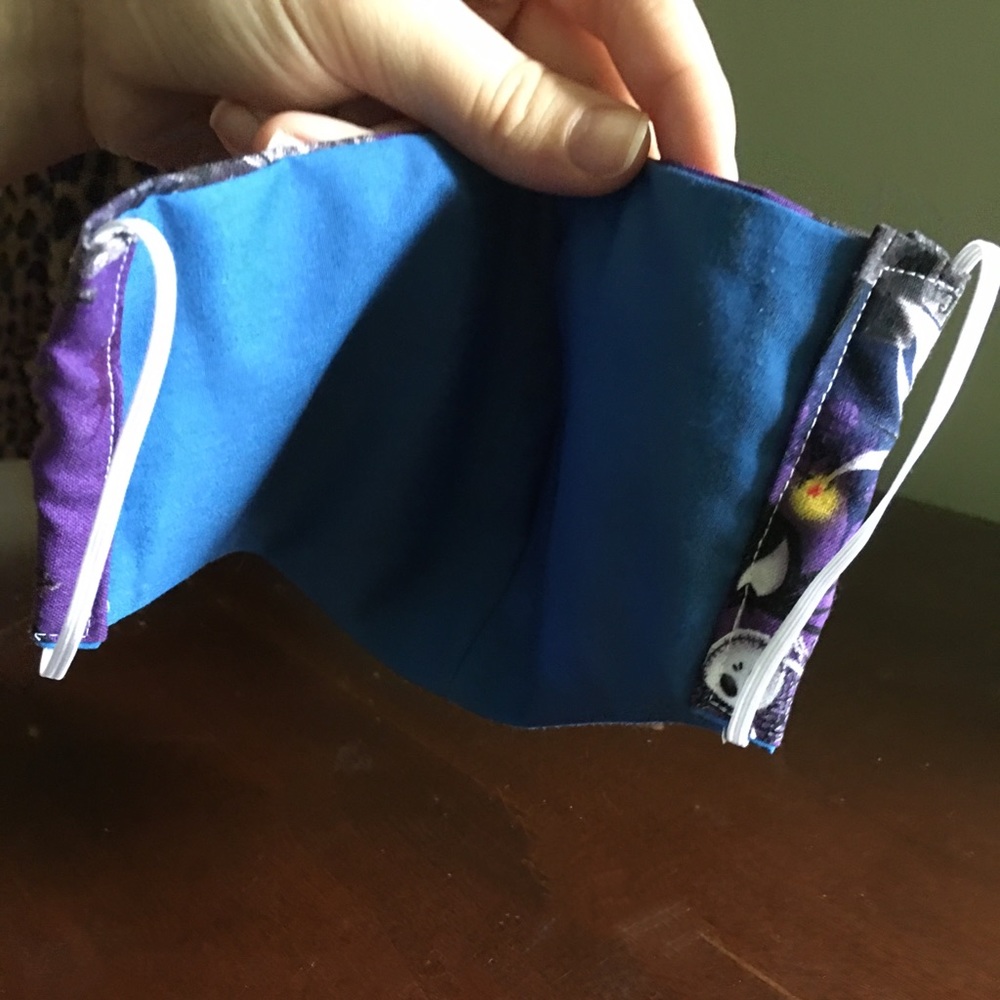 nightmare before christmas double lined mask - Picture 3 of 3